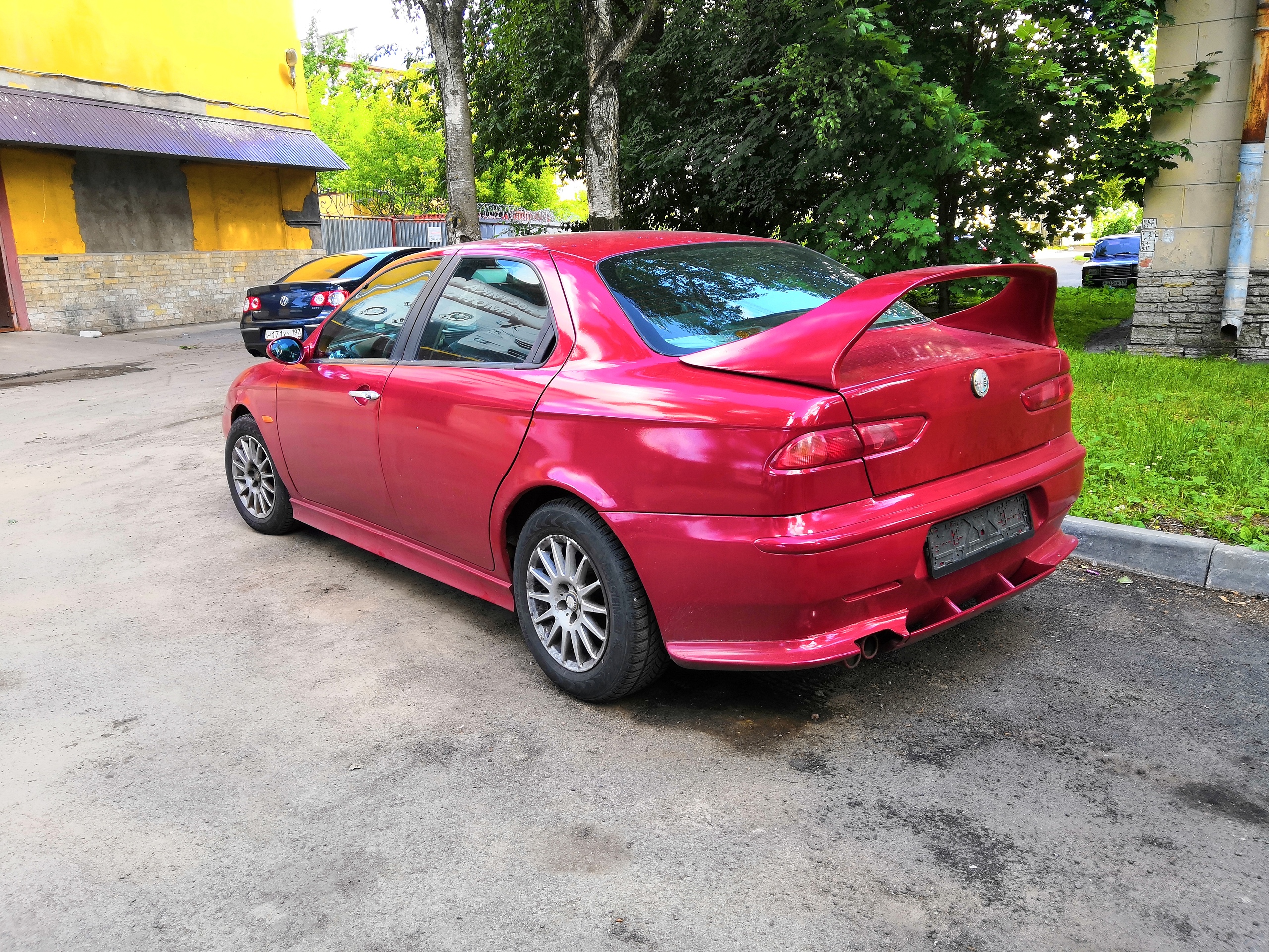 Alfa Romeo бюджетная покраска.